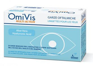 OmiVis Multi-action Garze Oftalmiche " igiene quotidiana dell'occhio "